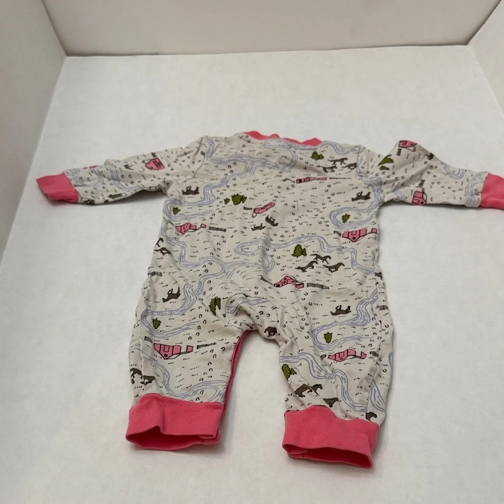 Carhartt Kids Footie in Pink and Cream